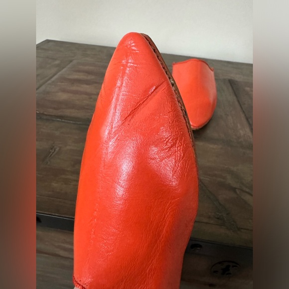 Moroccan‎ handmade all leather Babouche shoes/slippers in Sz M - Picture 10 of 10